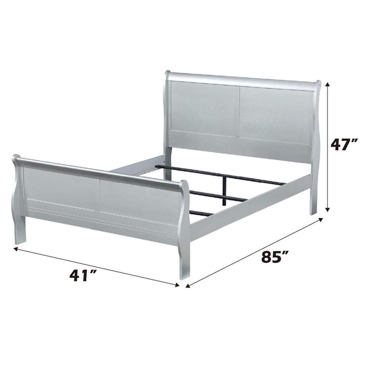 26740T Louis Philippe Twin Bed