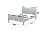 26740T Louis Philippe Twin Bed