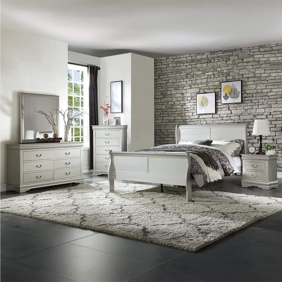 26745F Louis Philippe Full Bed