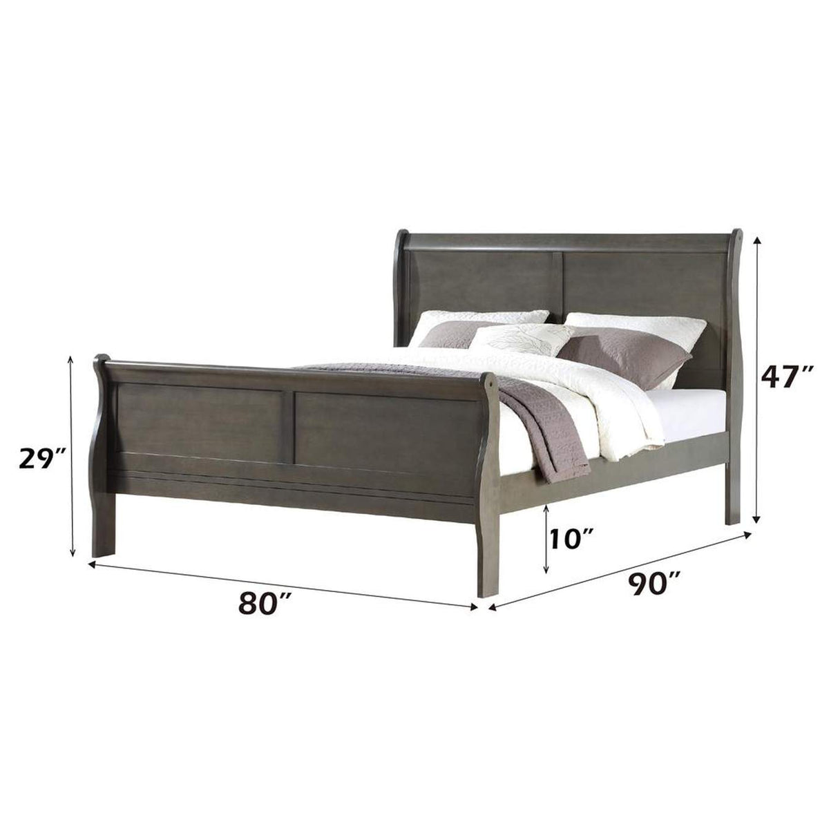 26787EK Louis Philippe Ek Bed