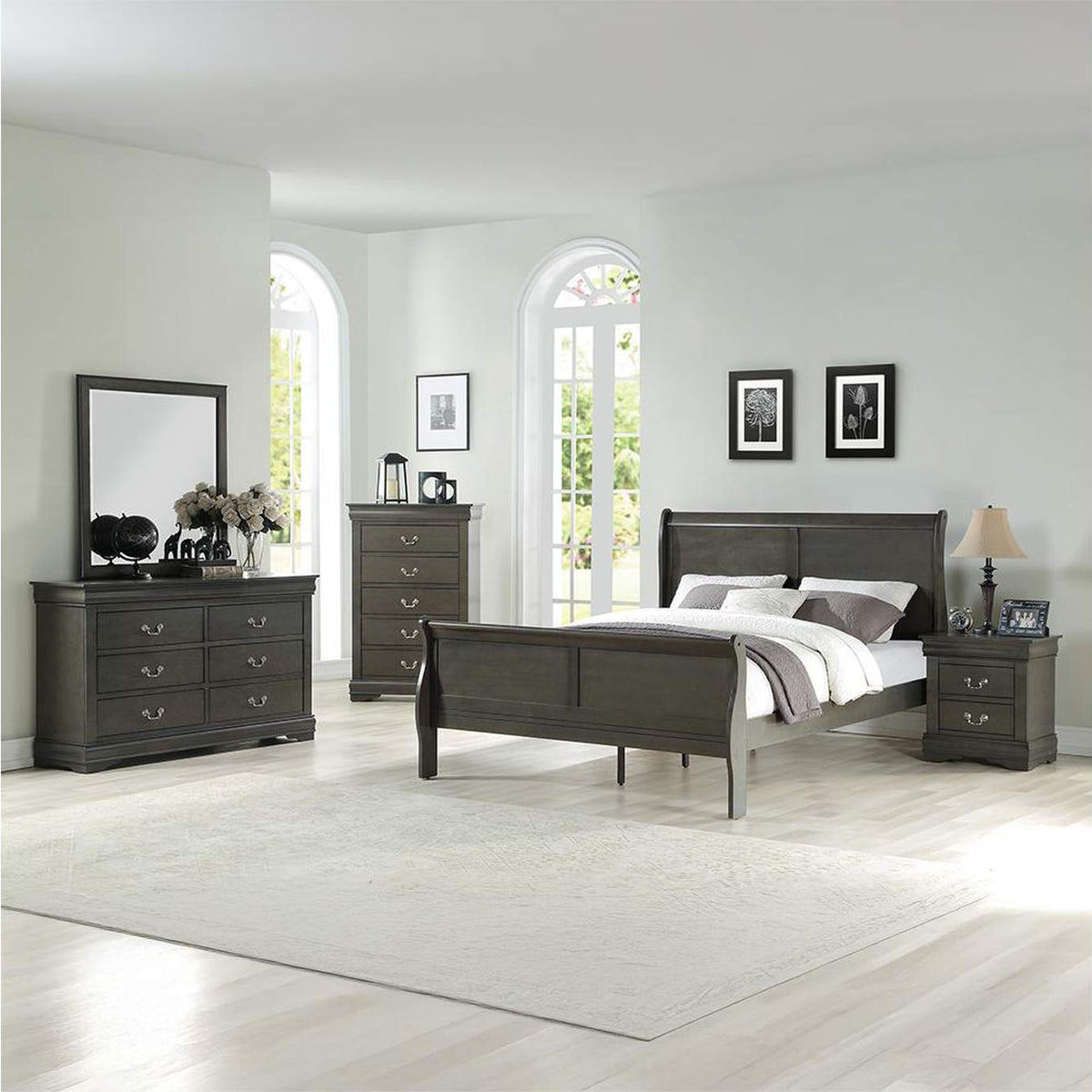 26787EK Louis Philippe Ek Bed