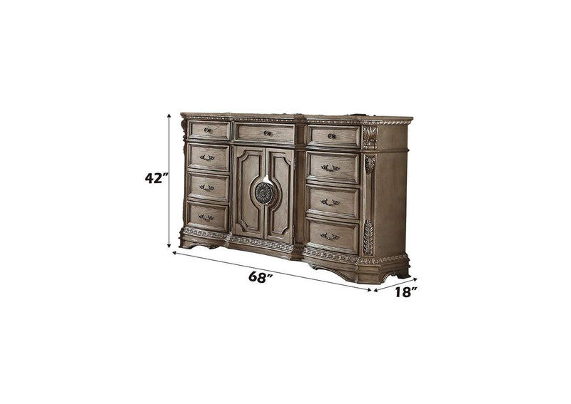 26938 Northville Dresser with Wooden Top