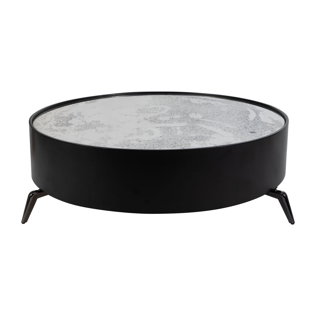 Wood 47" Spider Leg Coffee Table - Black