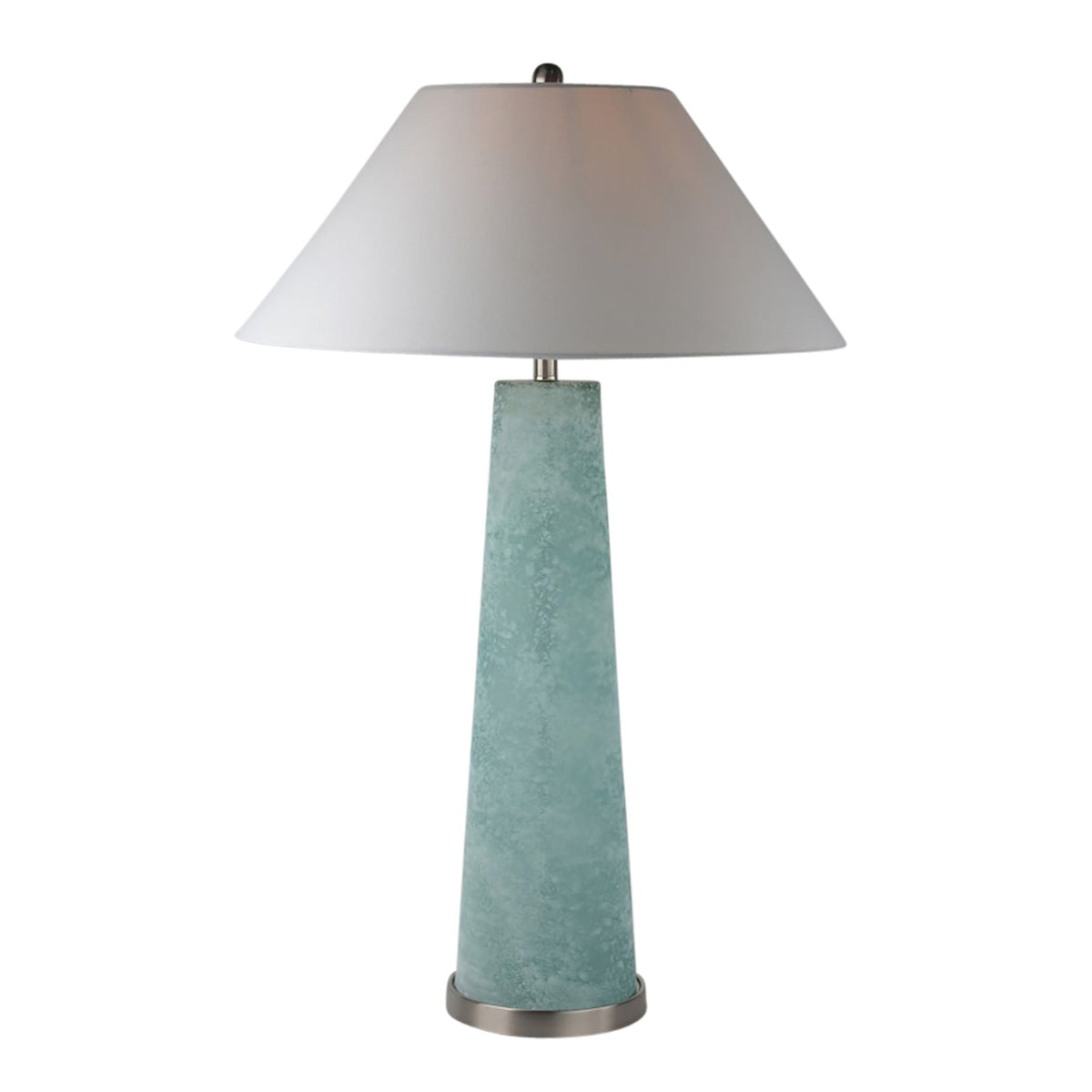 38" Frosted Table Lamp - Blue