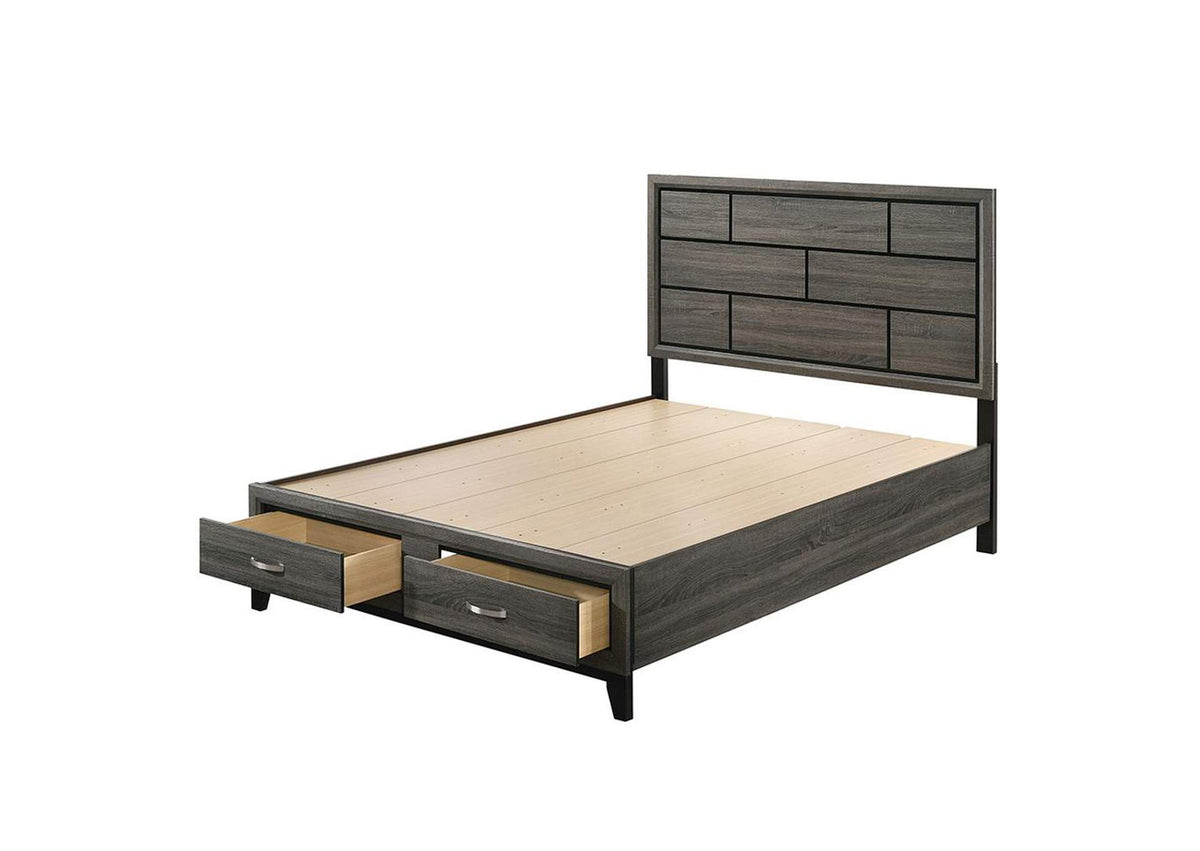 27057EK Valdemar Ek Bed with Storage