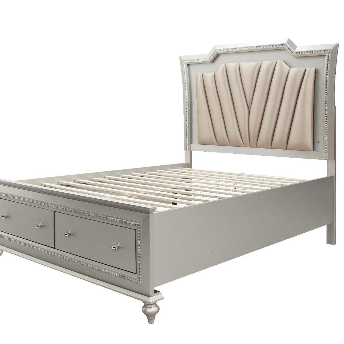 27227EK Kaitlyn Ek Bed with Led and Storage