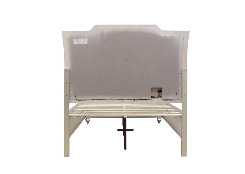 27227EK Kaitlyn Ek Bed with Led and Storage