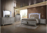 27230Q Kaitlyn Queen Bed with Led and Storage