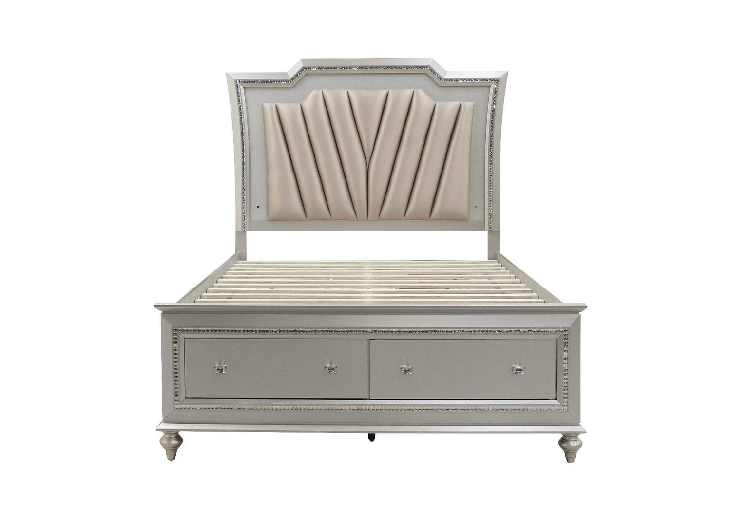 27227EK Kaitlyn Ek Bed with Led and Storage