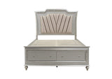 27227EK Kaitlyn Ek Bed with Led and Storage