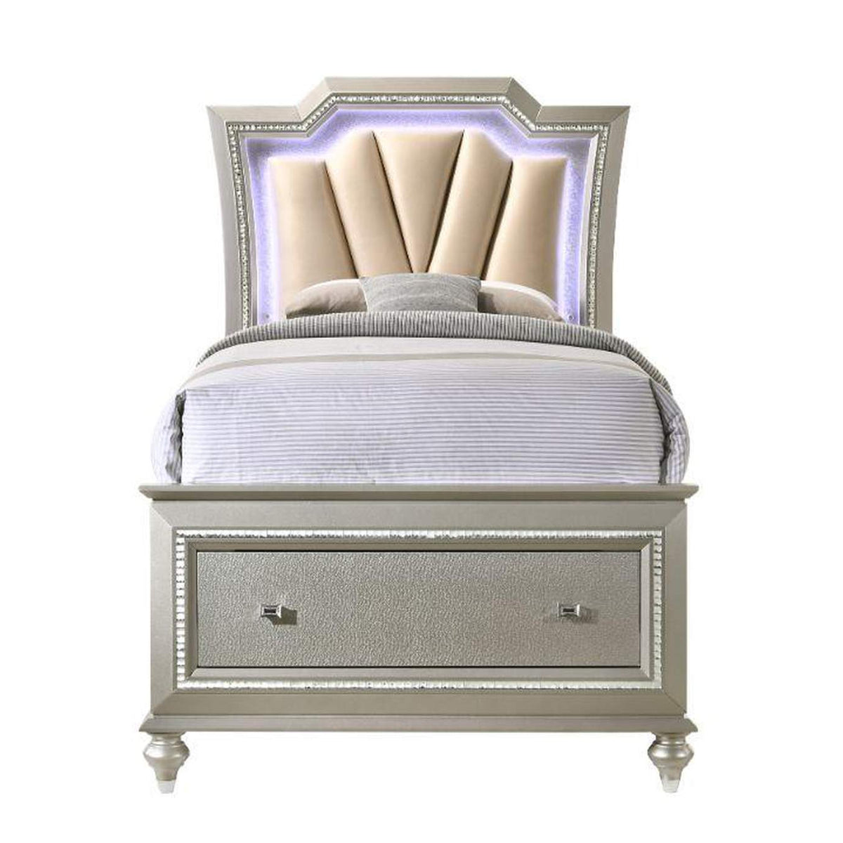 27245F Kaitlyn Full Bed with Led and Storage