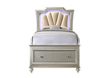 27245F Kaitlyn Full Bed with Led and Storage