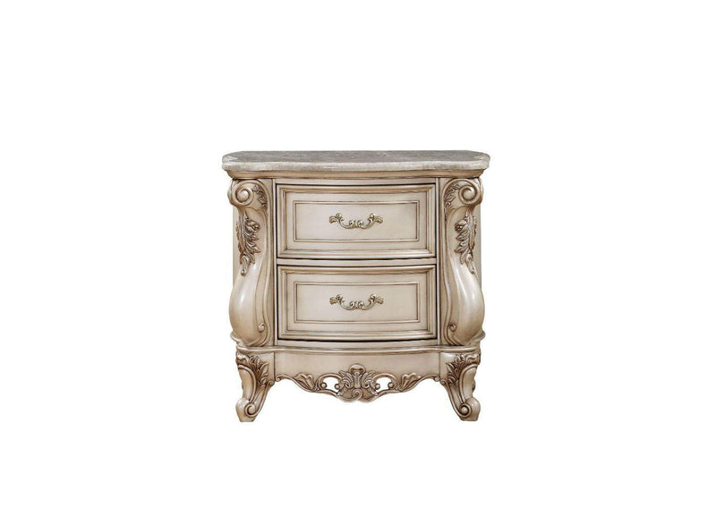 27443 Gorsedd Nightstand with Marble Top