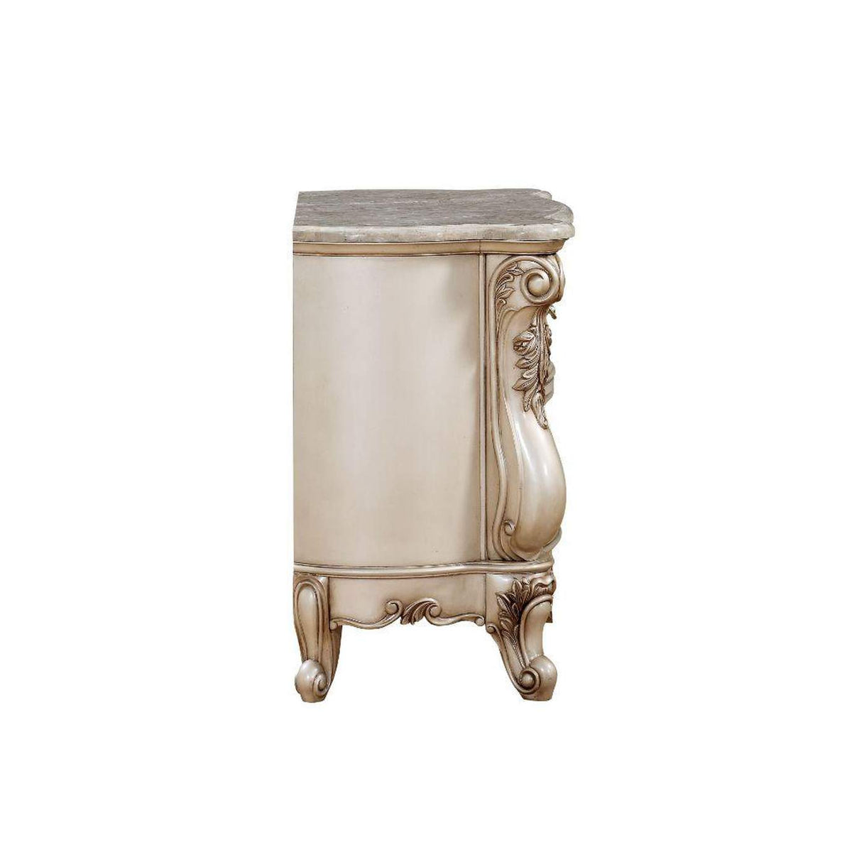27443 Gorsedd Nightstand with Marble Top