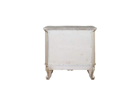 27443 Gorsedd Nightstand with Marble Top