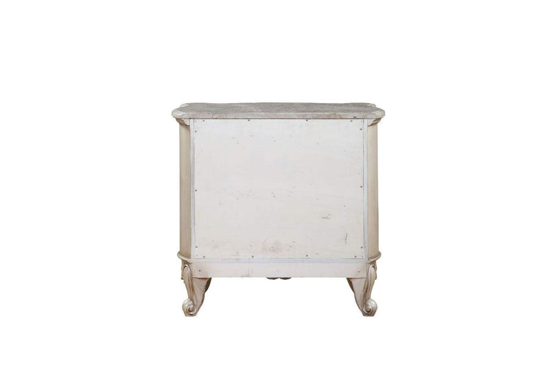 27443 Gorsedd Nightstand with Marble Top