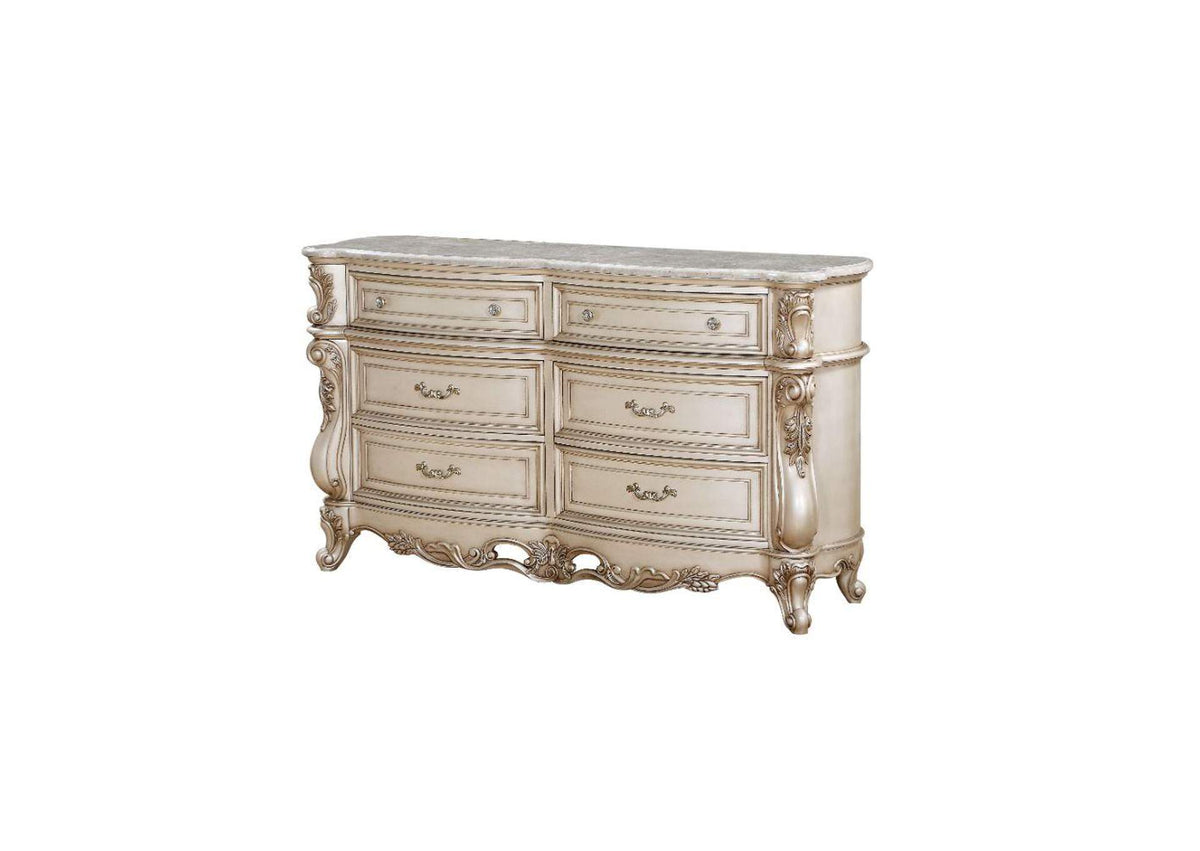 27445 Gorsedd Dresser with Marble Top