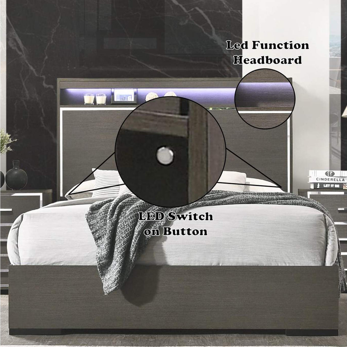 27647EK Escher Ek Bed