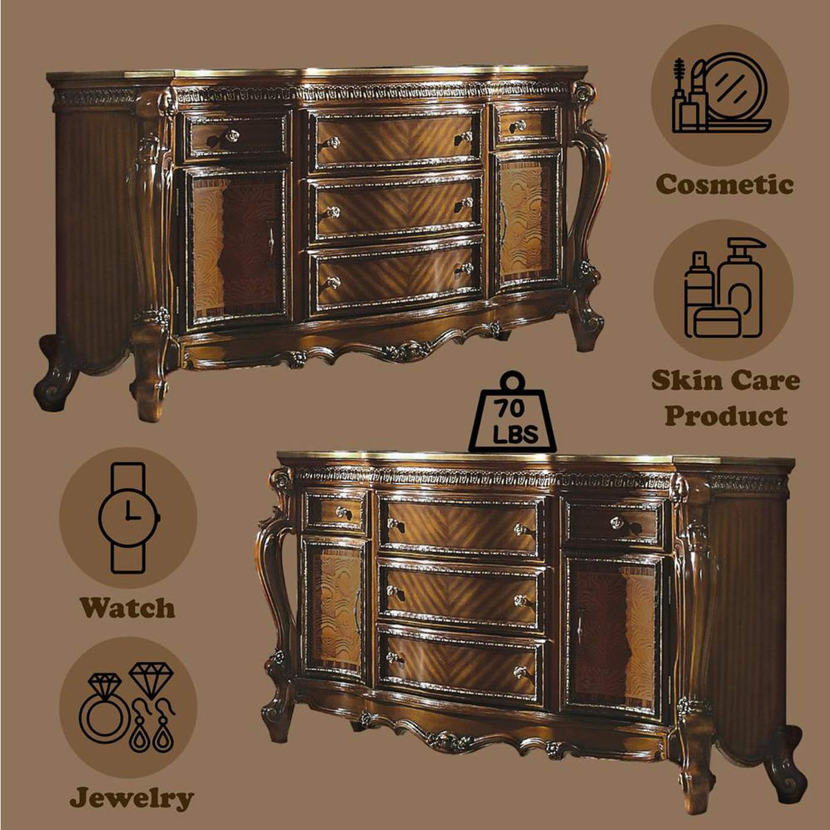 27845 Picardy Dresser
