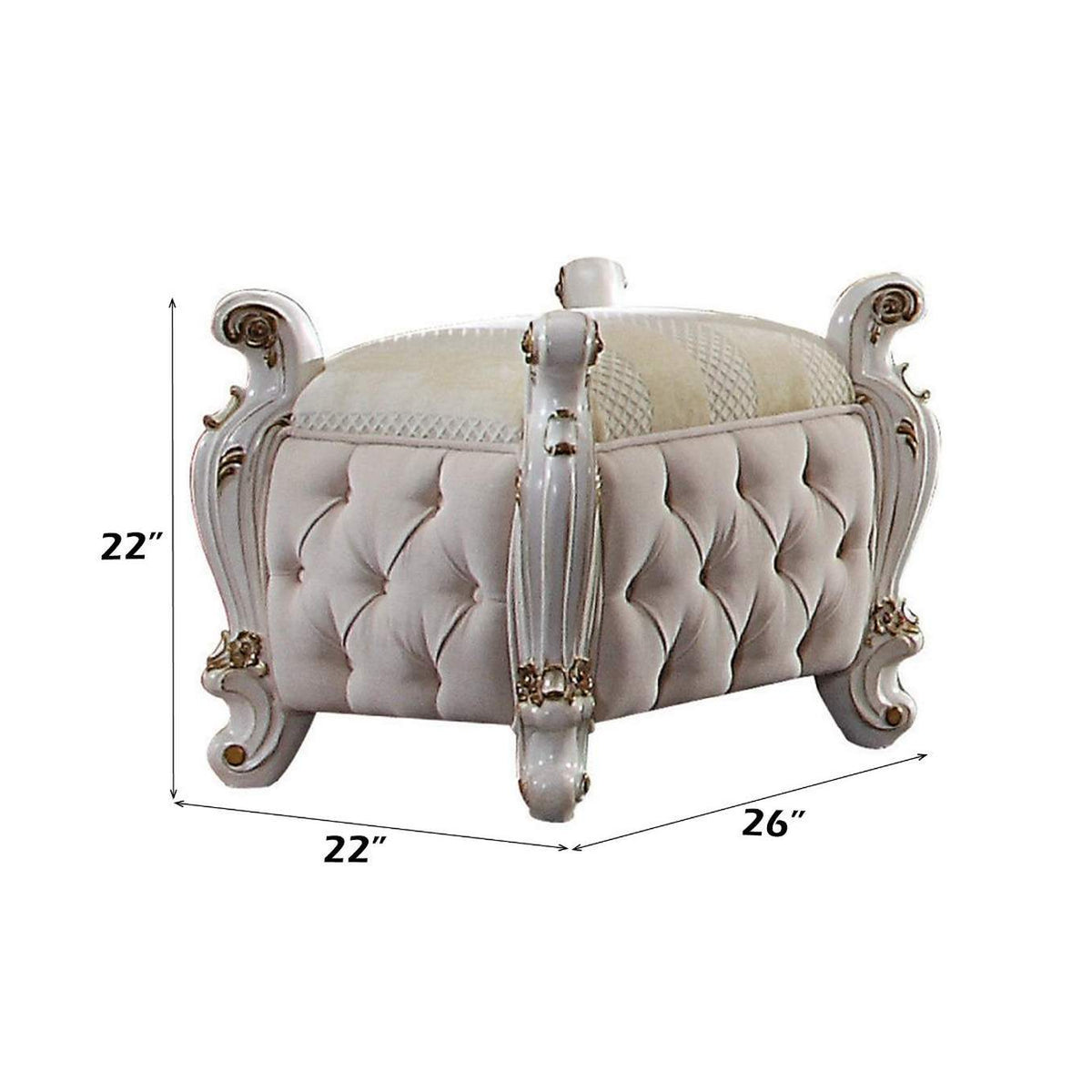 27885 Picardy Vanity Stool