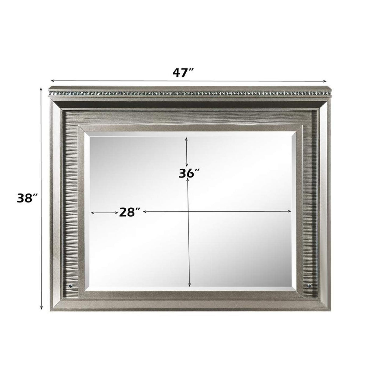 27944 Sadie Mirror with Led