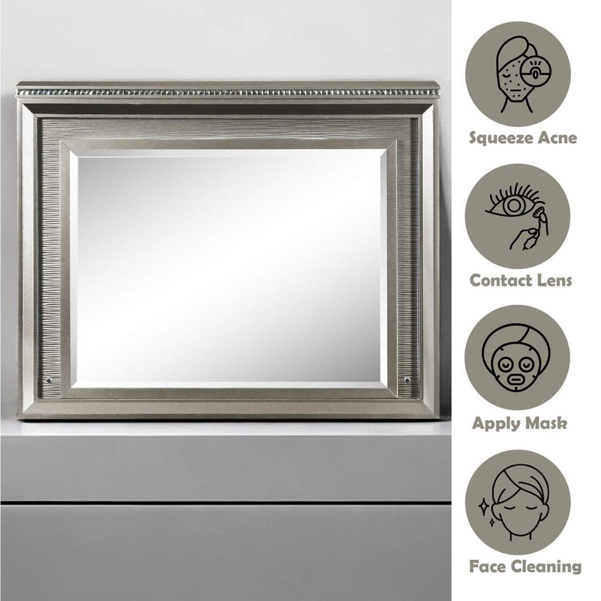 27944 Sadie Mirror with Led