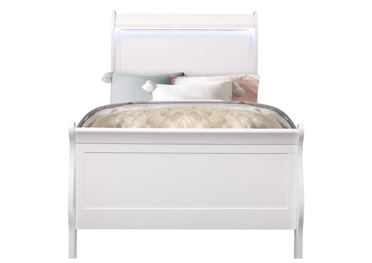 CHARLIE-WHITE-TB Charlie White Twin Bed