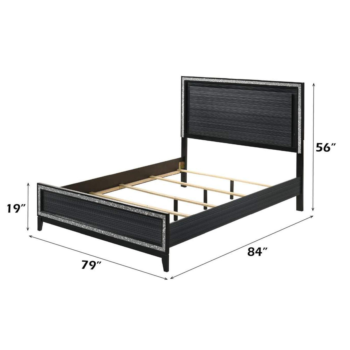 28427EK Haiden Ek Bed with Led