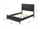 28427EK Haiden Ek Bed with Led