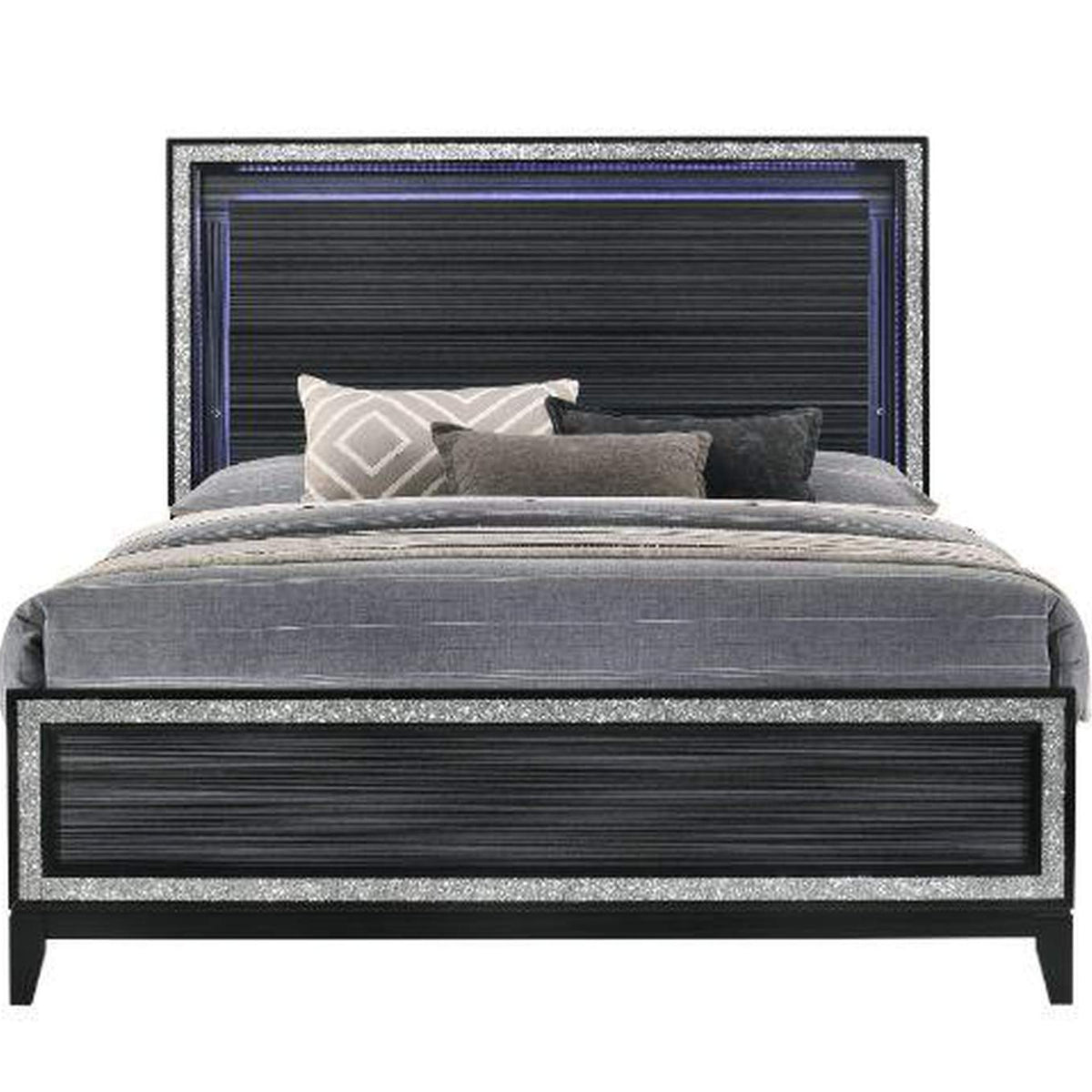 28430Q Haiden Queen Bed with Led
