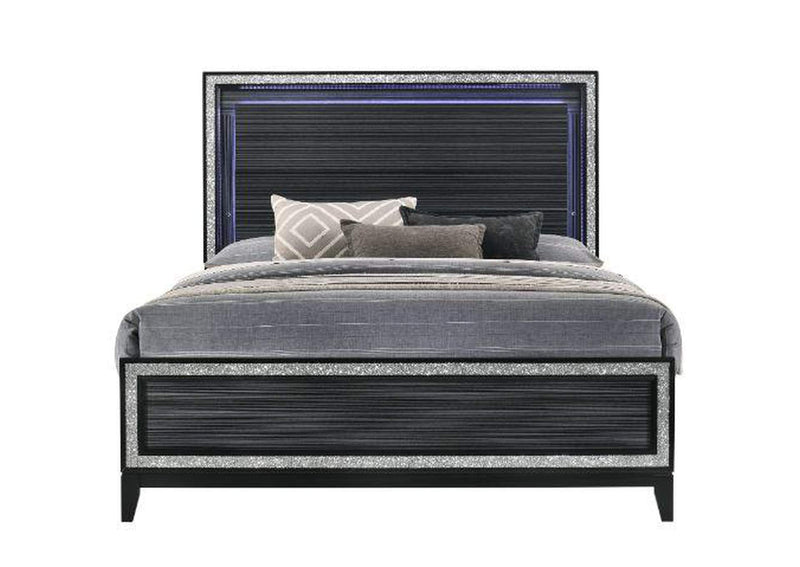 28430Q Haiden Queen Bed with Led