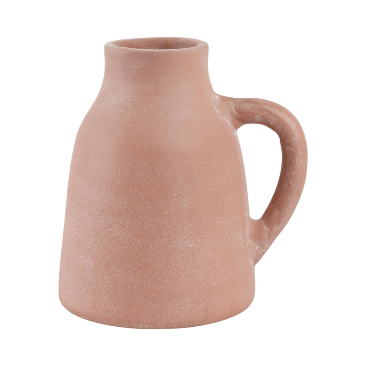 Terracotta Vase With Handle - Light Natural