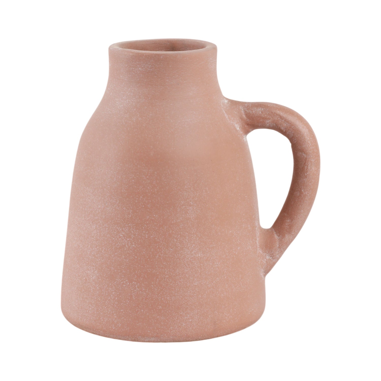 Terracotta Vase With Handle - Light Natural