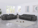 9762 - 6-Piece Modular Power Reclining Sofa And Console Loveseat Set With 5 Power Recliners In