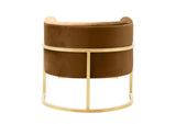 TOV-S68190 Magnolia Cognac Velvet Chair