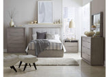 AZBXS7 Oxford Upholstered Footboard Storage Bed In Mineral