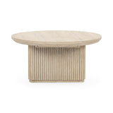 Vander - Solid Wood Round Coffee Table