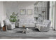 U6028-GREY-RS_CRLS_GR-N U6028 GREY RECLINING SOFA - CONSOLE RECLINING LOVESEAT - GLIDER RECLINER