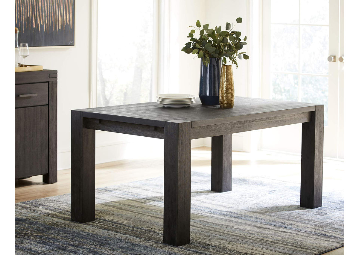 3FT361 Meadow Solid Wood Rectangle Table In Graphite