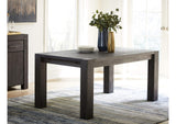 3FT361 Meadow Solid Wood Rectangle Table In Graphite