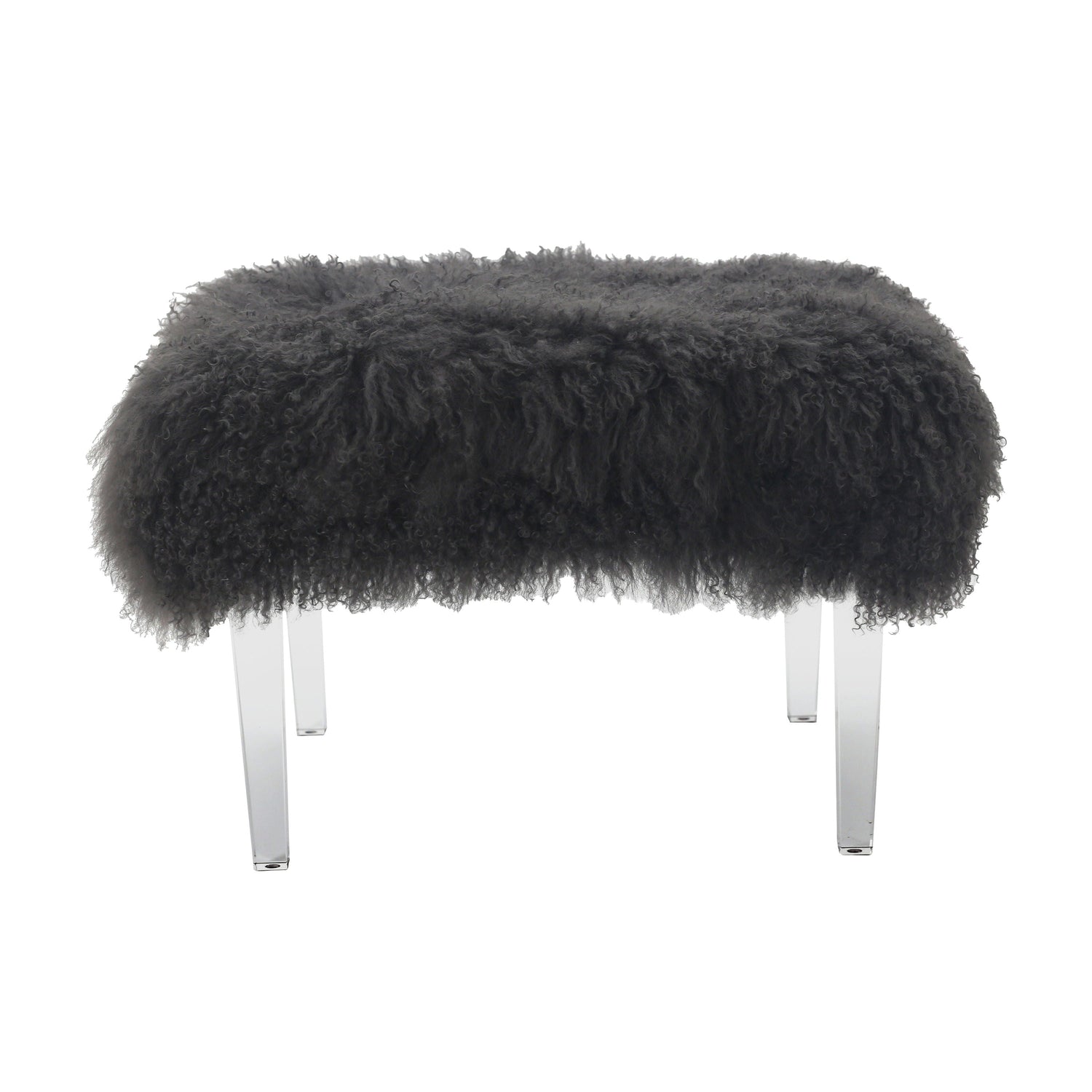 Galway Tibetian Fur Bench - Black