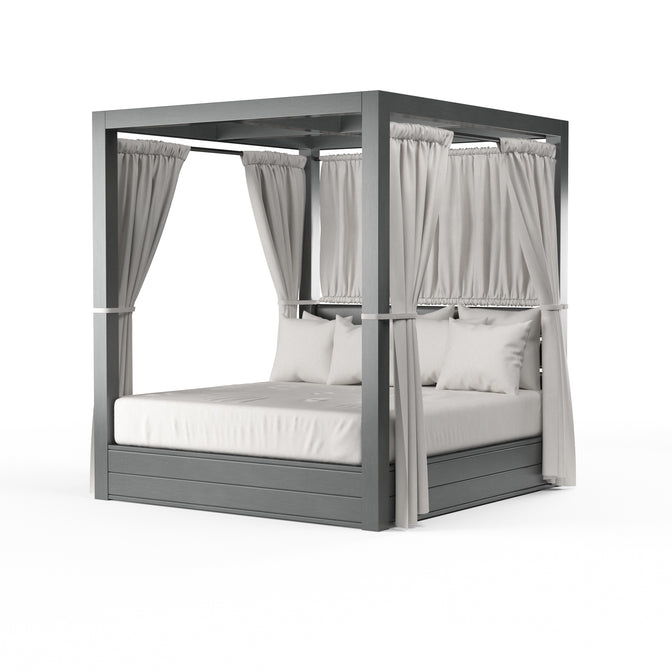Redondo - Resort King Day Bed, No Welt - Cast Silver / Dark Gray