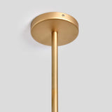 Wendy - Rattan Round Chandelier - Natural/Gold