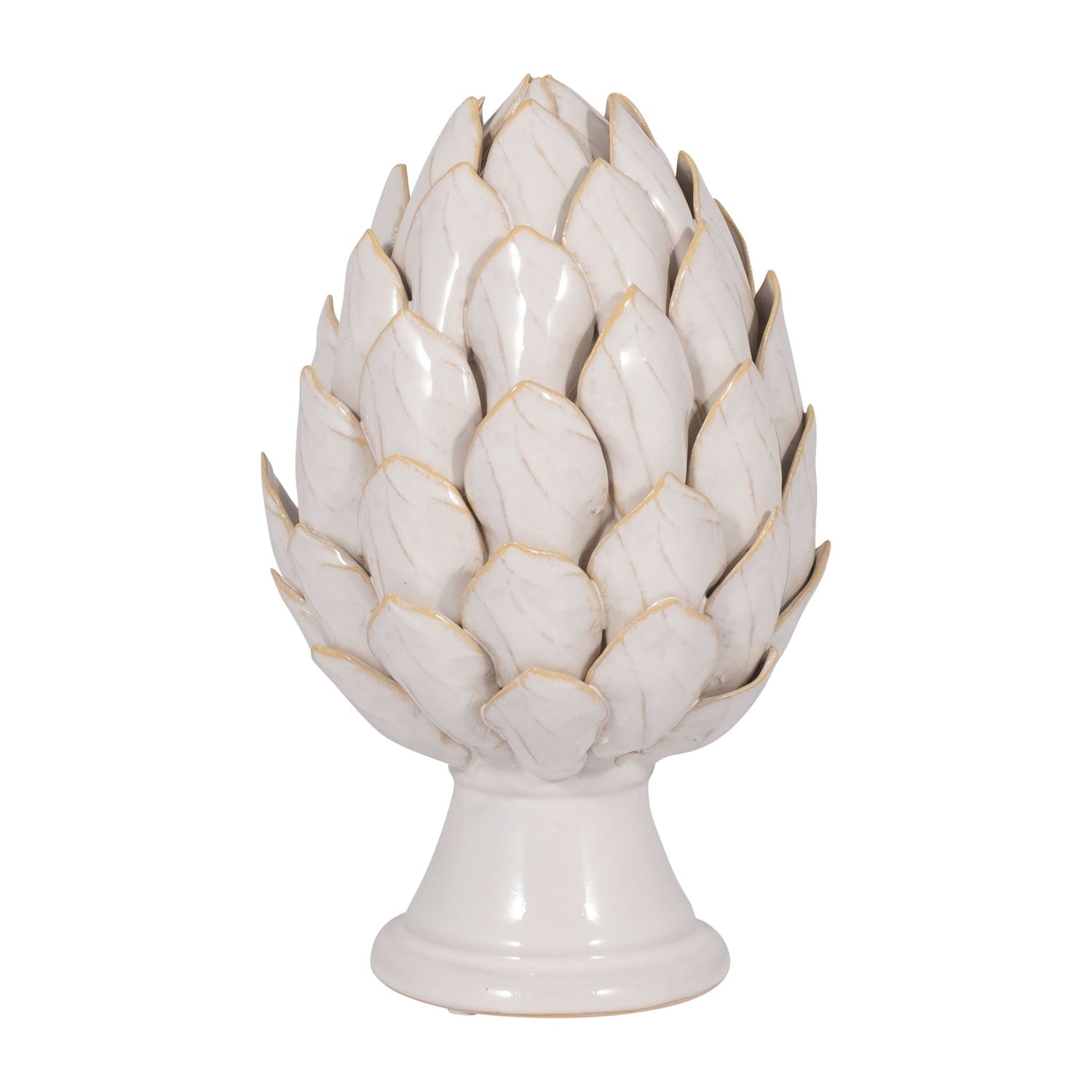 Cer - 10" Artichoke - Ivory