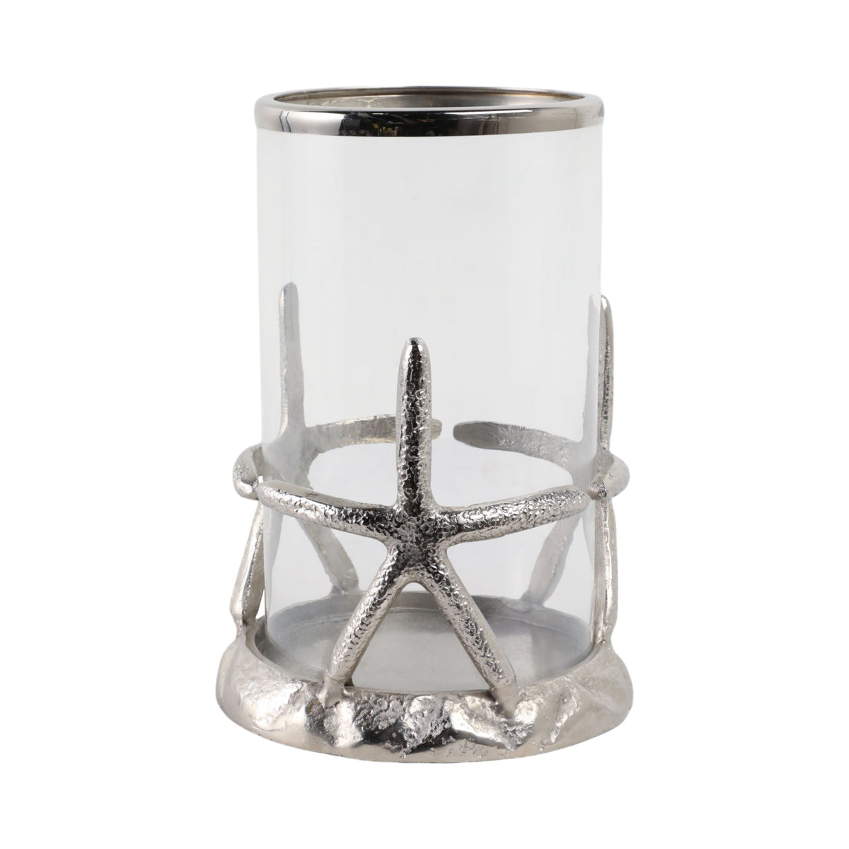 11" x 8" Starfish Hurricane - Silver