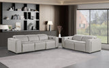 1224 - 5-Piece Modular Power Reclining Sofa And Loveseat Set In With 4 Power Recliners & Power Headrests