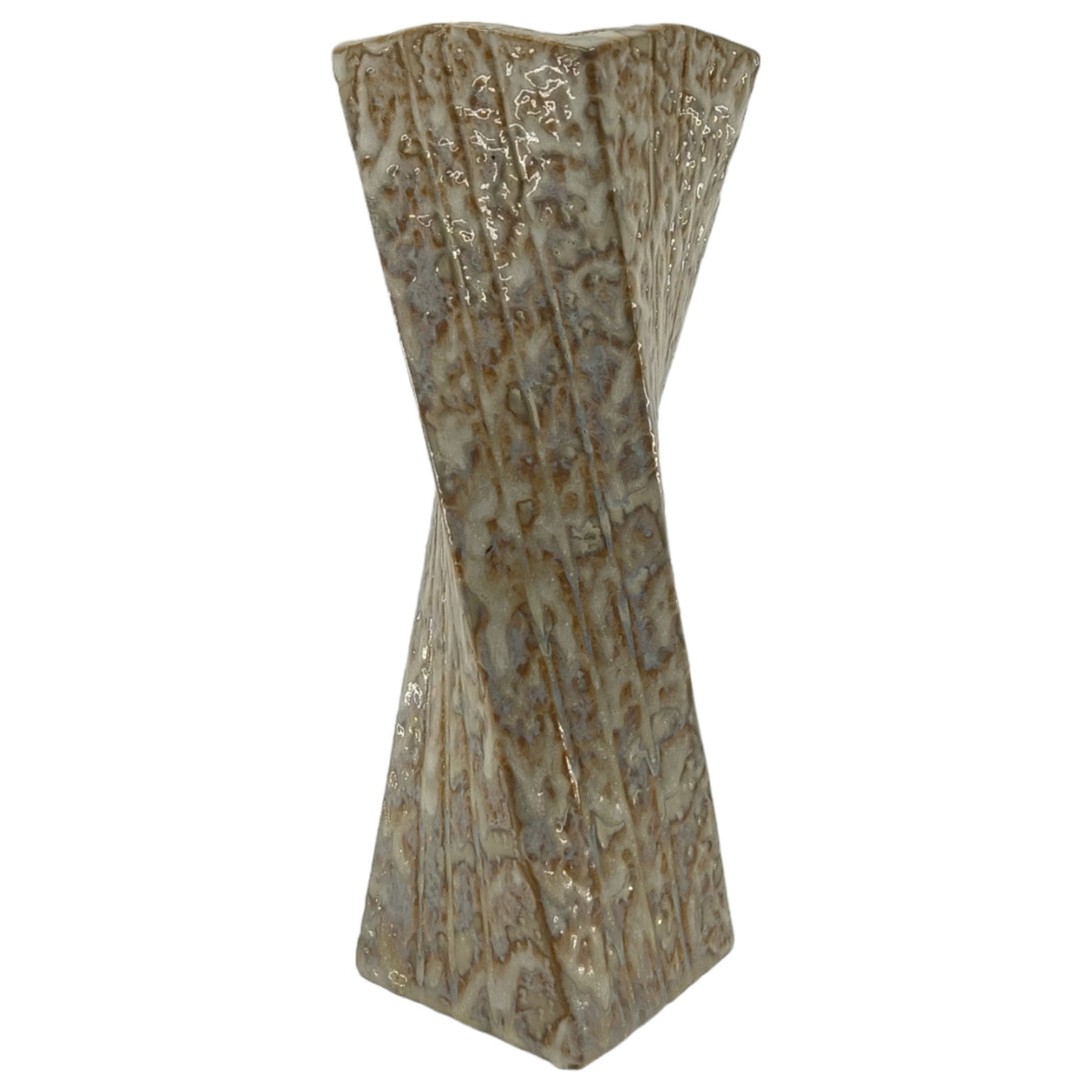 Pendelton Medium Twist Vase - Brown
