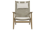 Coastal Teak - Cushionless Highback Chair - Teak