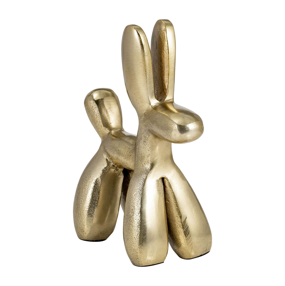 Metal 9" Ballon Dog Deco - Gold