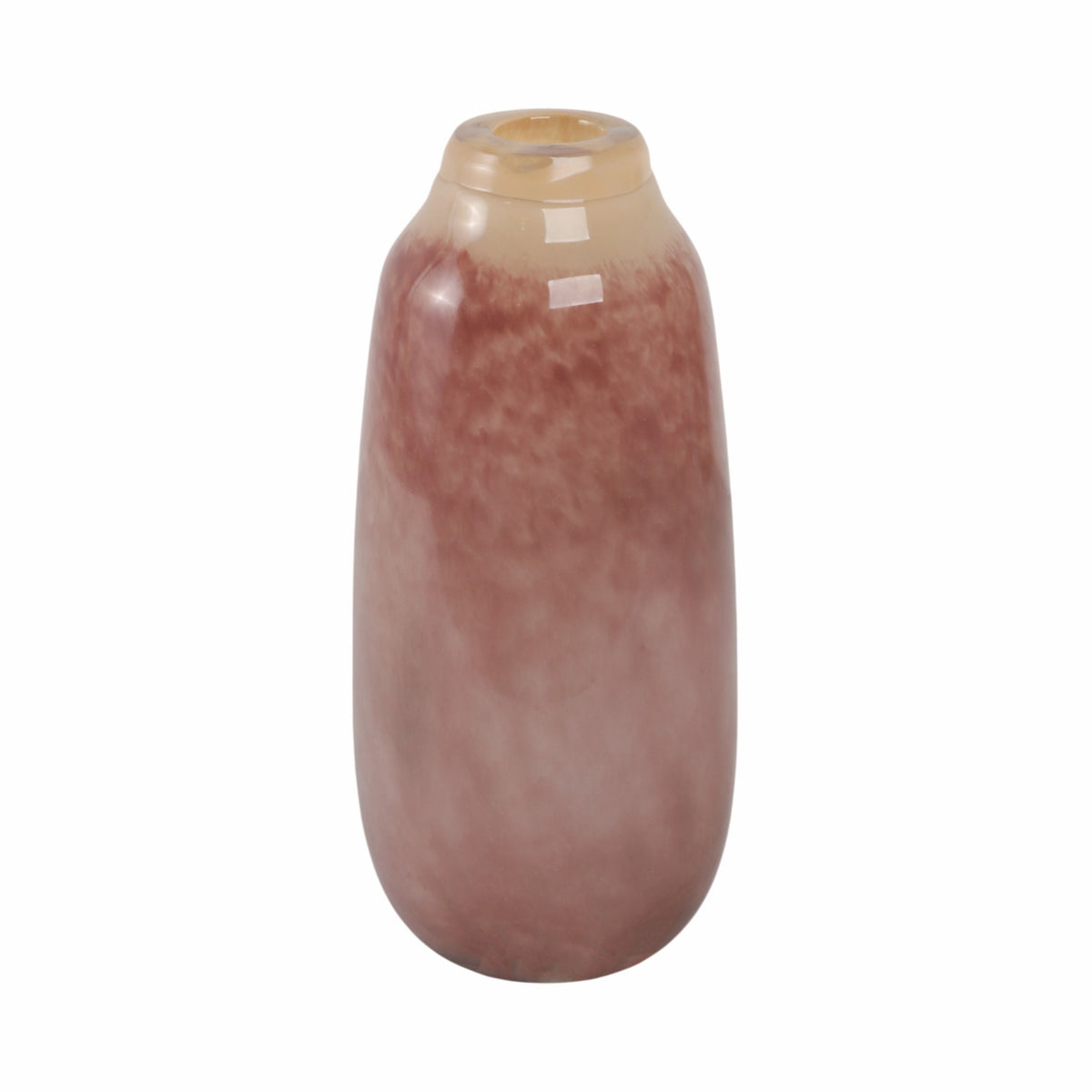 11" Kano Small Glass Vase - Mauve